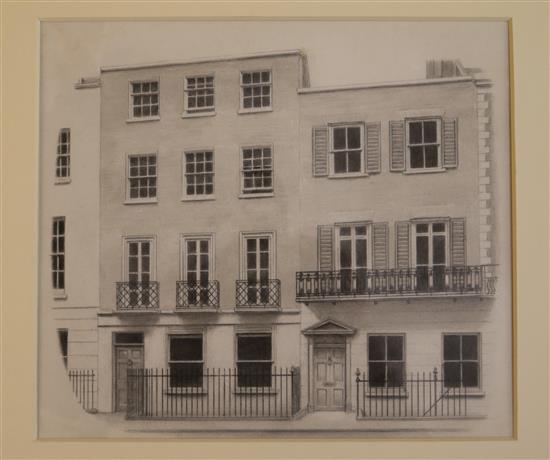 Arthur Ernest Barbosa (1908-1995) Regency couple; Book jacket design and Park Street largest 11 x 8.5in., unframed